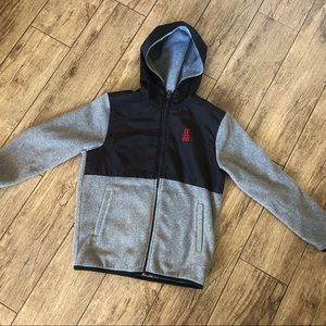 Boys NWOT GAP Fleece Full Zip Hoodie